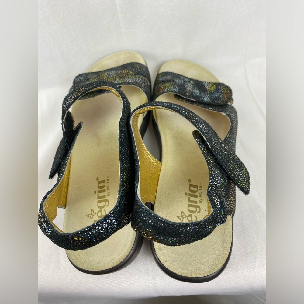 Alegria Joy Oh Snap Sandals Women’s 41 or 10.5/11 Multicolor Sparkle - Picture 3 of 9